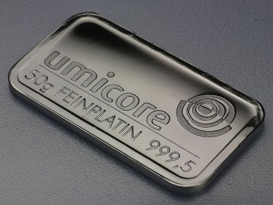 Umicore Platinbarren